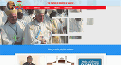 Desktop Screenshot of kasesediocese.org